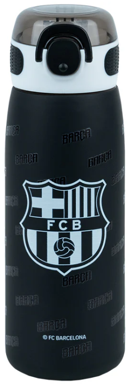Термос з трубочкою метал. 0,6л "Kite" FC Barcelona №BC25-1262 — купити | Канцелярський Сад