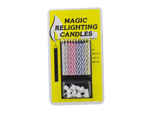 Свічка в торт 10шт+10підсв. "Magic" №Z10-1/H110-3/H40/0055/1079/1635(48)(576) — купити | Канцелярський Сад