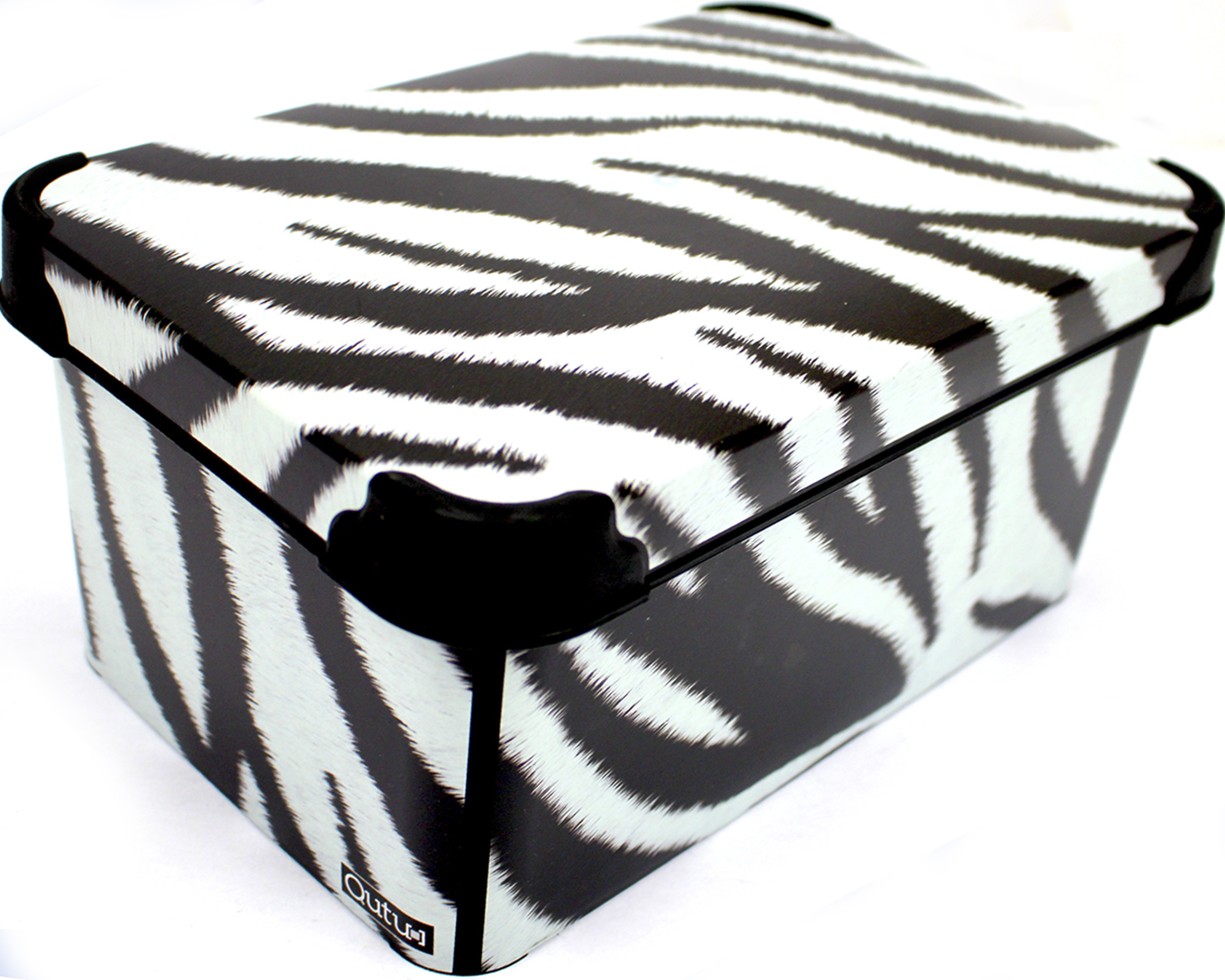 Коробка-бокс "Qutu Style Box" Zebra з кришкою 5л №70872 — фото 3