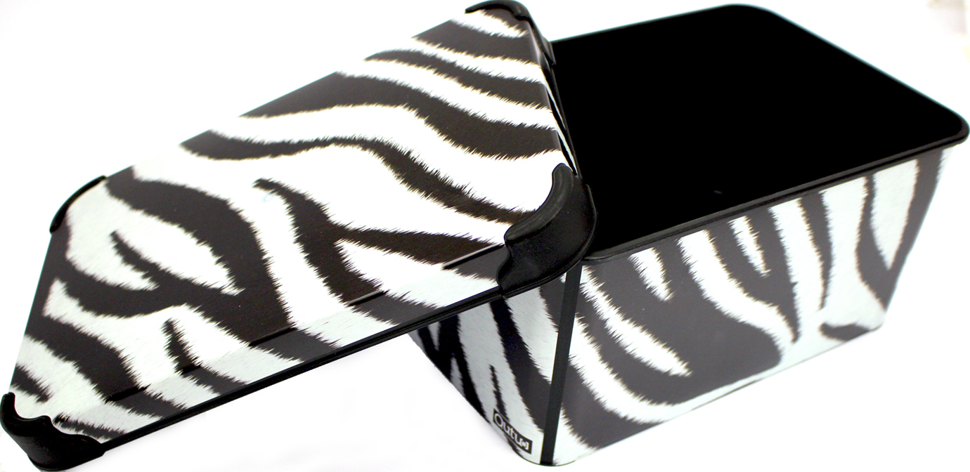 Коробка-бокс "Qutu Style Box" Zebra з кришкою 5л №70872 — фото 4