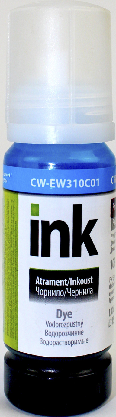 Чорнило ColorWay Epson L-3100/3110/3150/3151 series 70мл cayn №EW310C — фото 4
