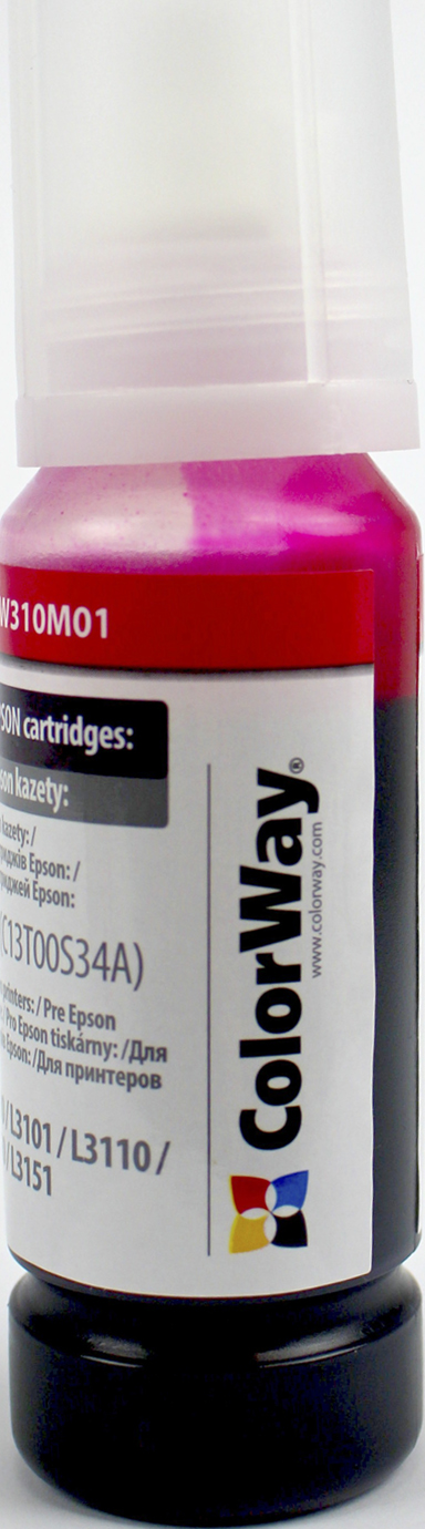 Чорнило ColorWay Epson L-3100/3110/3150/3151 series 70мл magenta №EW310M — фото 3
