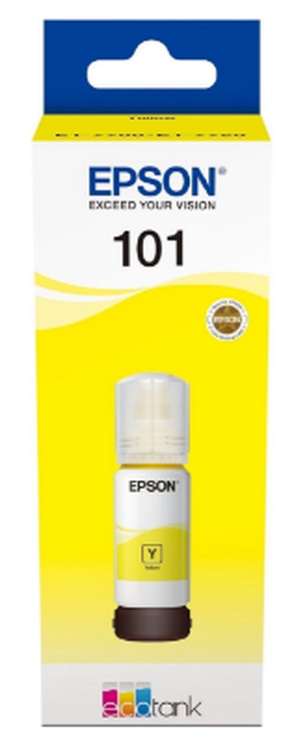 Чорнило Epson 101/L4150/4160/6160 70мл yellow №C13T03V44A — купити | Канцелярський Сад