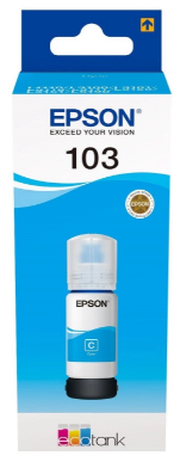 Чорнило Epson 103 65мл cyan №C13T00S24A — фото товару | Канцелярський Сад
