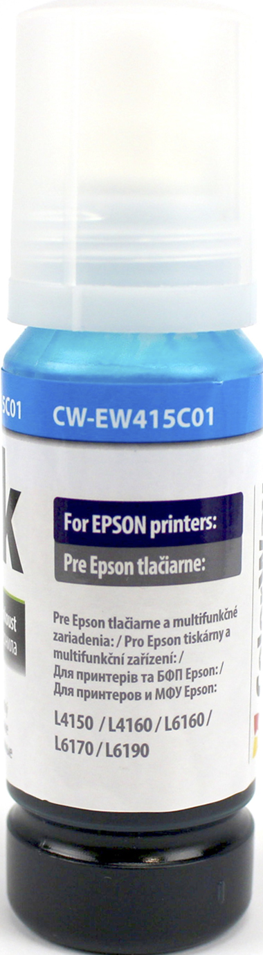 Чорнило ColorWay Epson L-4150/4160/6160/6170 70мл cyan — фото 3