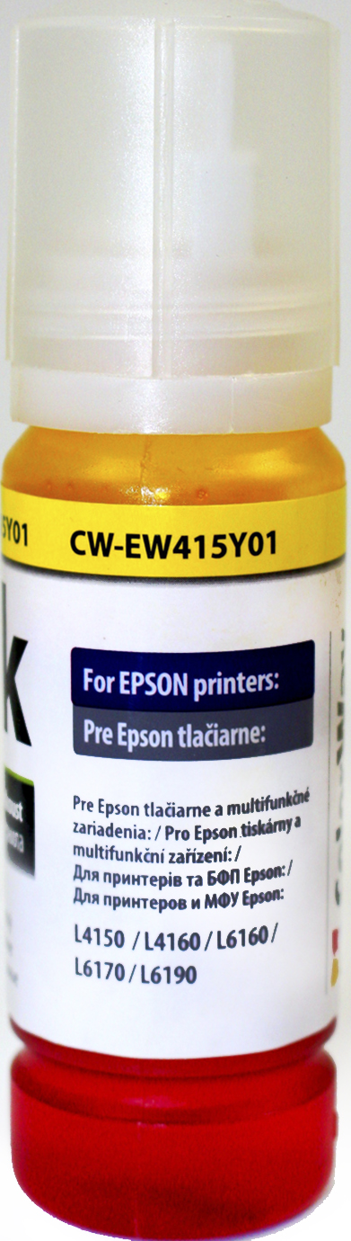 Чорнило ColorWay Epson L-4150/4160/6160/6170 70мл yellow — фото 4