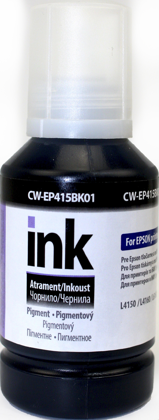 Чорнило ColorWay Epson L-4150/4160/6160/6170 127мл black pigm. EP415Bk — купити | Канцелярський Сад