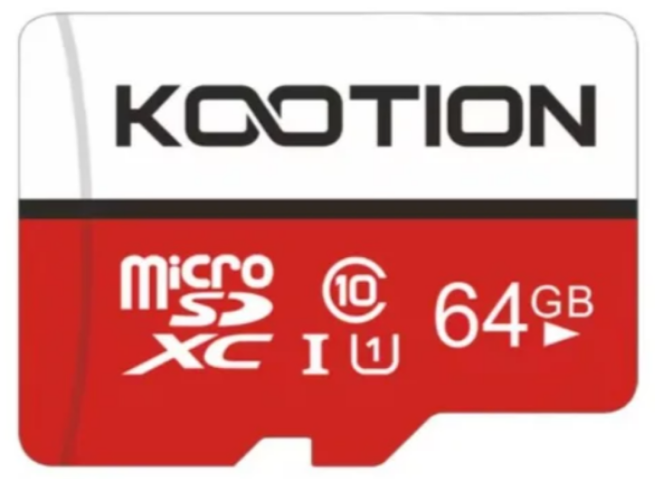 Карта пам`яті 64Gb Micro-SDXC (UHS-1) Kootion class 10 (adapter SD) №6593 — купити | Канцелярський Сад