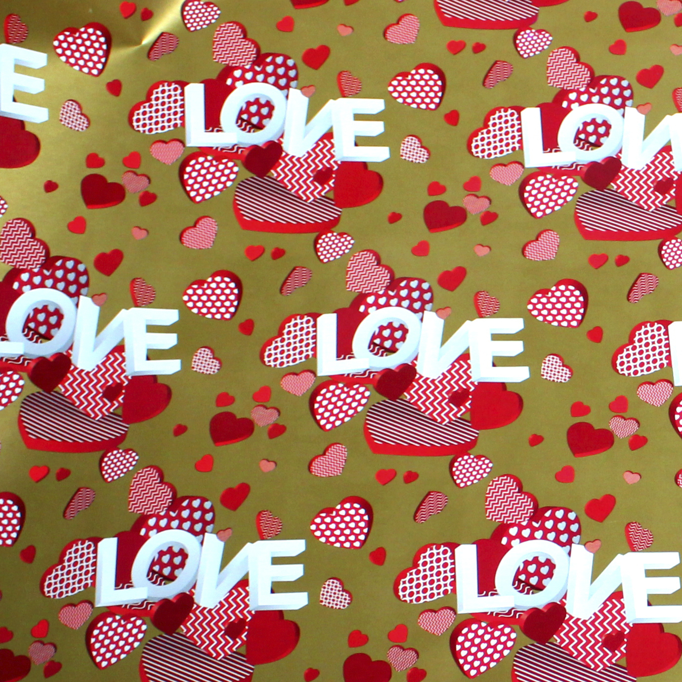 Папір пакувальний 70х100см Love №153/Фоліо/(200) — фото 4