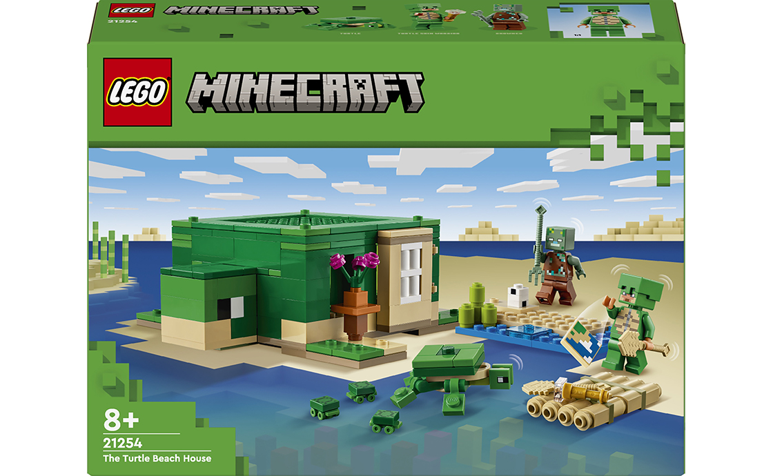Конструктор "LEGO" Minecraft Пляжний будинок у формі черепахи №21254(6) — купити | Канцелярський Сад