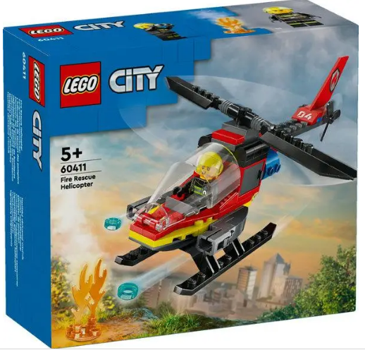 Конструктор "LEGO" City Пожежний рятувальний гелікоптер №60411(4) — фото товару | Канцелярський Сад