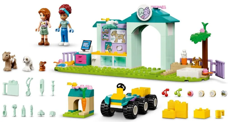 Конструктор "LEGO" Friends Ветеринарна клініка для сільськогосподарських тварин №42632(4) — фото 4