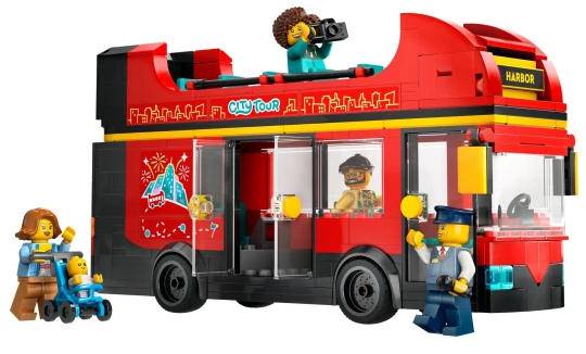 Конструктор "LEGO" City Червоний двоповерховий екскурсійний автобус №60407(5) — фото 3