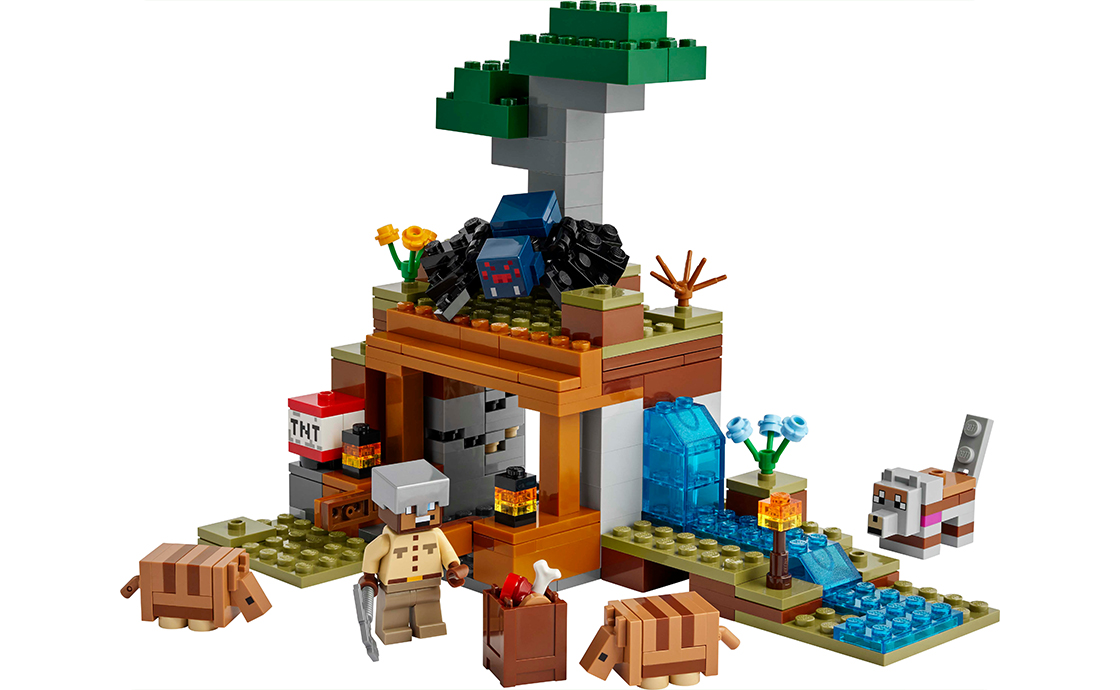 Конструктор "LEGO" Minecraft Шахтна експедиція «Броненосець» №21269(6) — фото 3