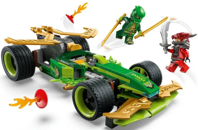 Конструктор "LEGO" Ninjago Автомобіль для перегонів Лойда з інерційним двигуном №71828 — фото 3