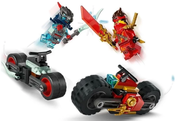 Конструктор "LEGO" Ninjago Швидкісні перегони Кая на мотоциклі №71838(4) — фото 3