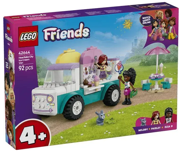 Конструктор "LEGO" Friends Хартлейк-Сіті. Фургон із морозивом №42644(8) — фото товару | Канцелярський Сад