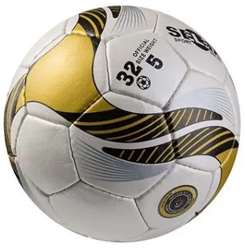 М'яч футбольний Grippy Pro Gold золото/чорн. №RX-PGG — фото товару | Канцелярський Сад