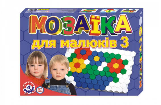 Мозаїка для малюків-3 "Технокомп",127дет. №0908(10) — купити | Канцелярський Сад