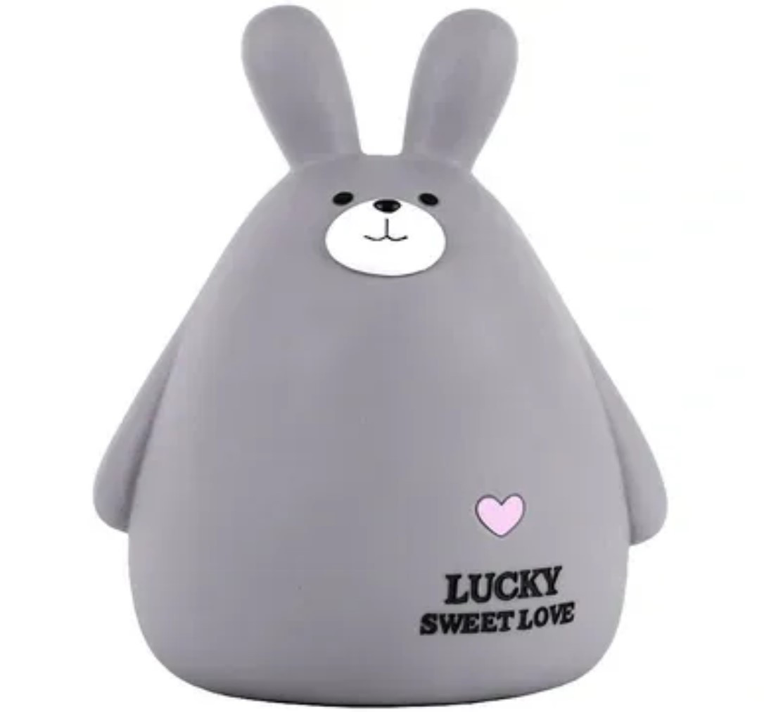 Скарбничка пласт. "Kite" Grey Bunny №K25-498-8(6)(12) — купити | Канцелярський Сад