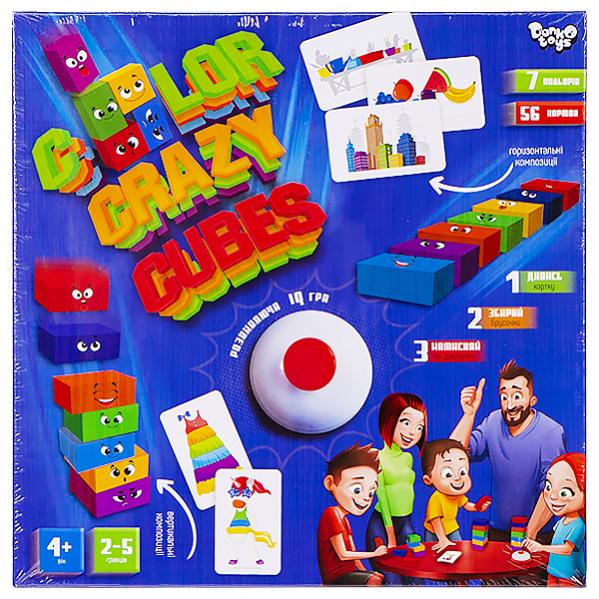 Гра "Color Crazy Cubes" №CCC-02-01U/DankoToys/(10) — купити | Канцелярський Сад