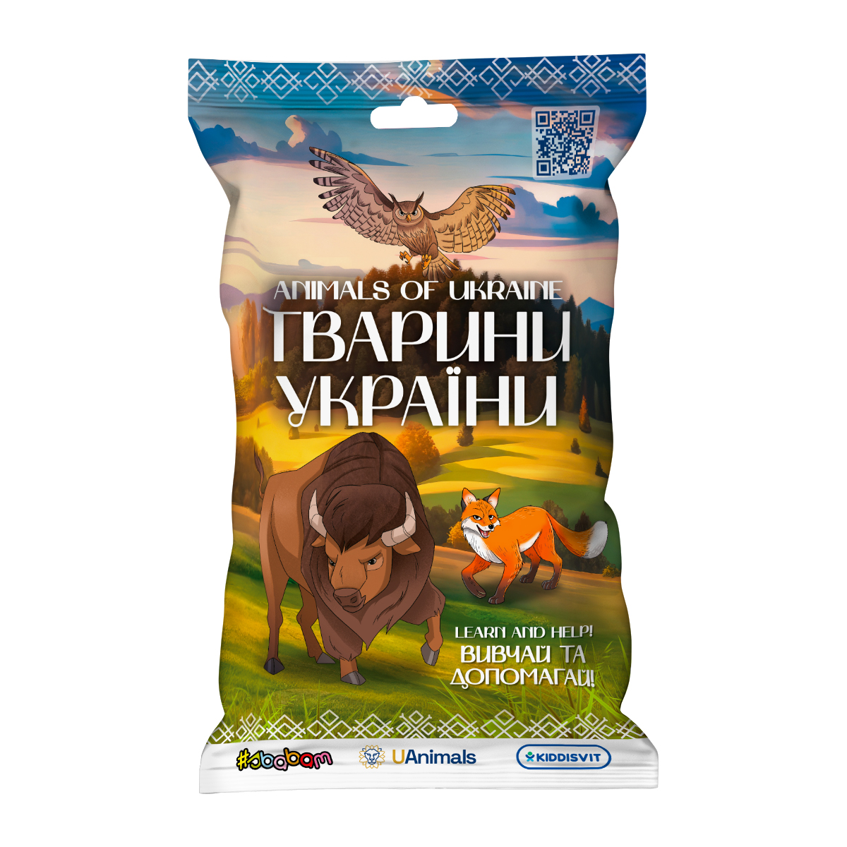 Стретч-іграшка "Тварини України" №1/CN25/КіддіСвіт/(12) — фото товару | Канцелярський Сад