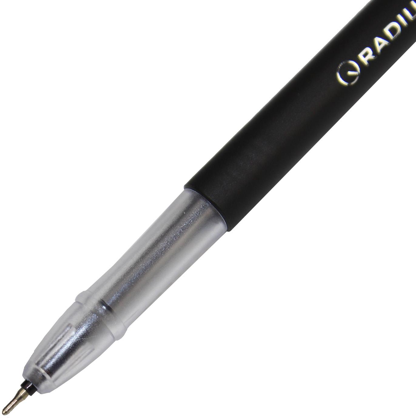 Ручка кульк. "Radius" №7890 Face pen 0,7мм чорна,картон. уп.(50)(500)(2000) /1/ — фото 4