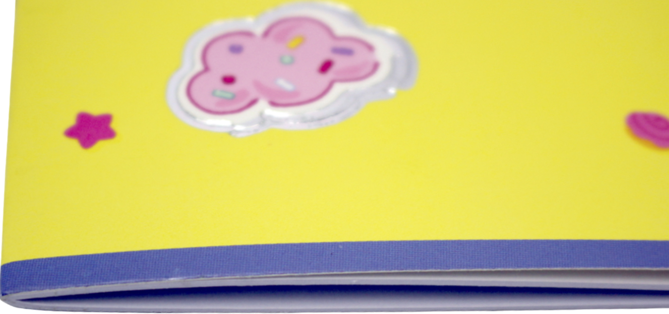Зошит для малюв. на скобі 12/100 А4 "Cinnamoroll" гібр. лак+УФ №СR26-241/Kite/(20)(160) — фото 4