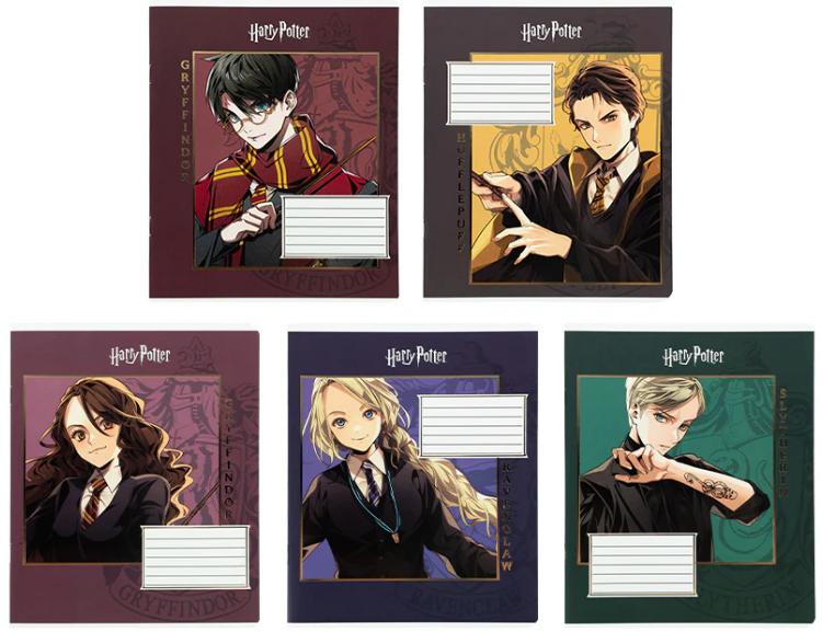 Зошит 12арк. лін. "Kite" фольга + УФ лак Harry Potter №HP26-234(25)(600) — фото товару | Канцелярський Сад