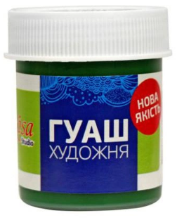 Гуашева фарба "Rosa Studio" зелена травяна 40мл №323925(70) — купити | Канцелярський Сад