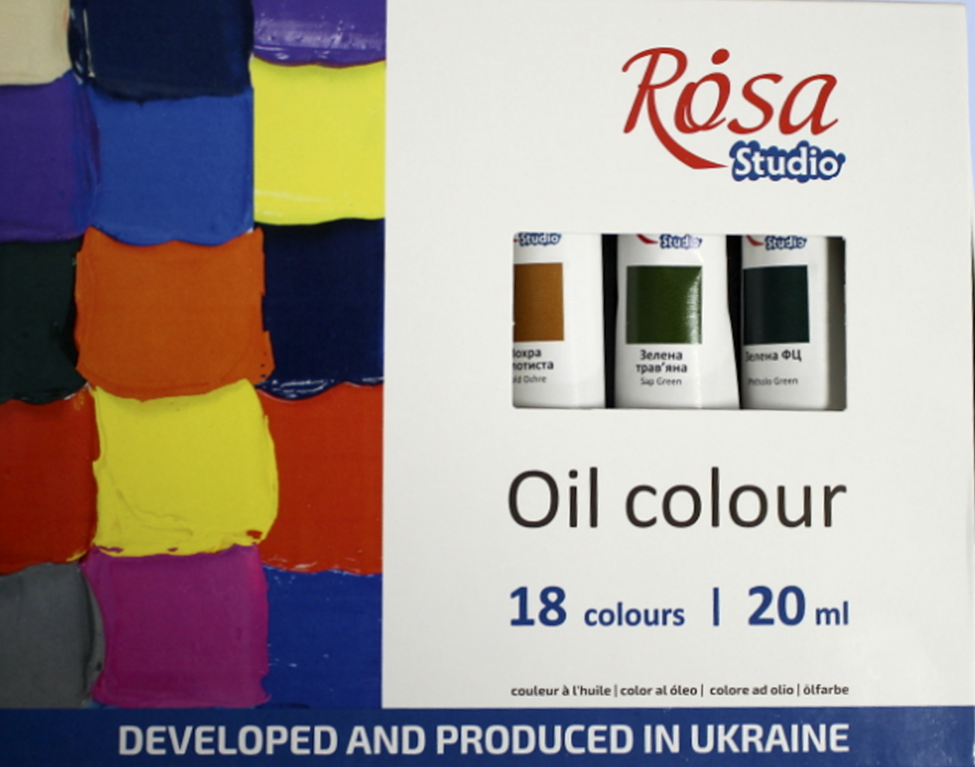 Набір олійних фарб 18х20мл "Rosa Studio" №131014(2) — фото 8