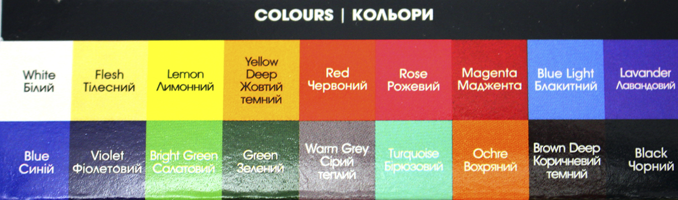 Набір акрил. фарб "Arteo" ColorCat 18х10мл матовий №322112009(16) — фото 3