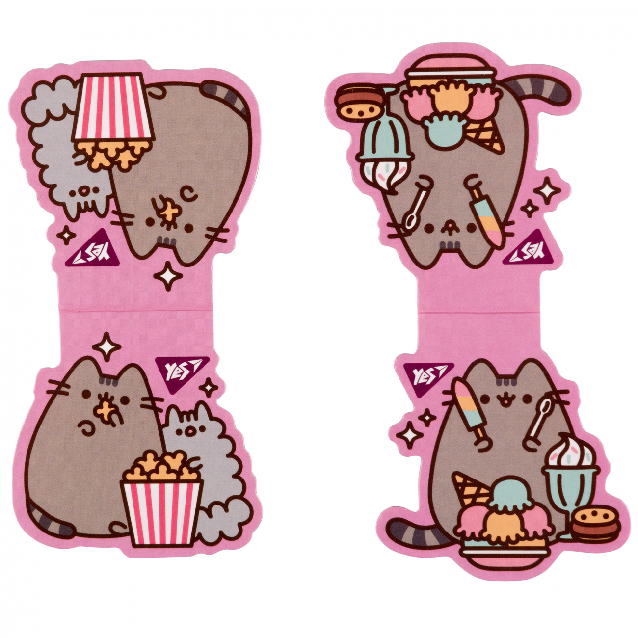 Закладка магніт. "Yes" №708105 Pusheen candy 2шт(10)(50) — фото 3