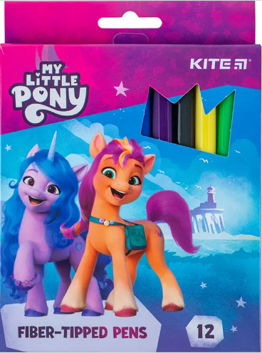 Фломастери "Kite" 12кольор. Little Pony №LP24-447(24)(192) — купити | Канцелярський Сад