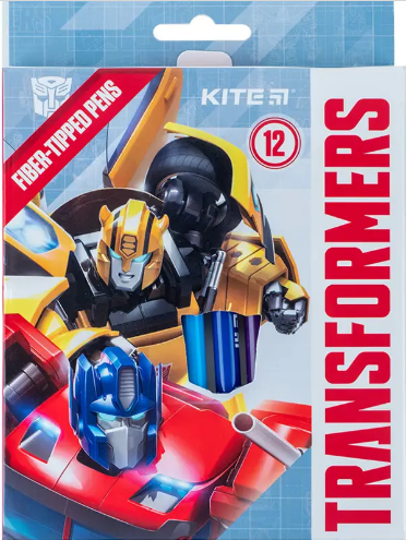 Фломастери "Kite" 12кольор. Transformers №TF24-447 (24)(192) — фото товару | Канцелярський Сад