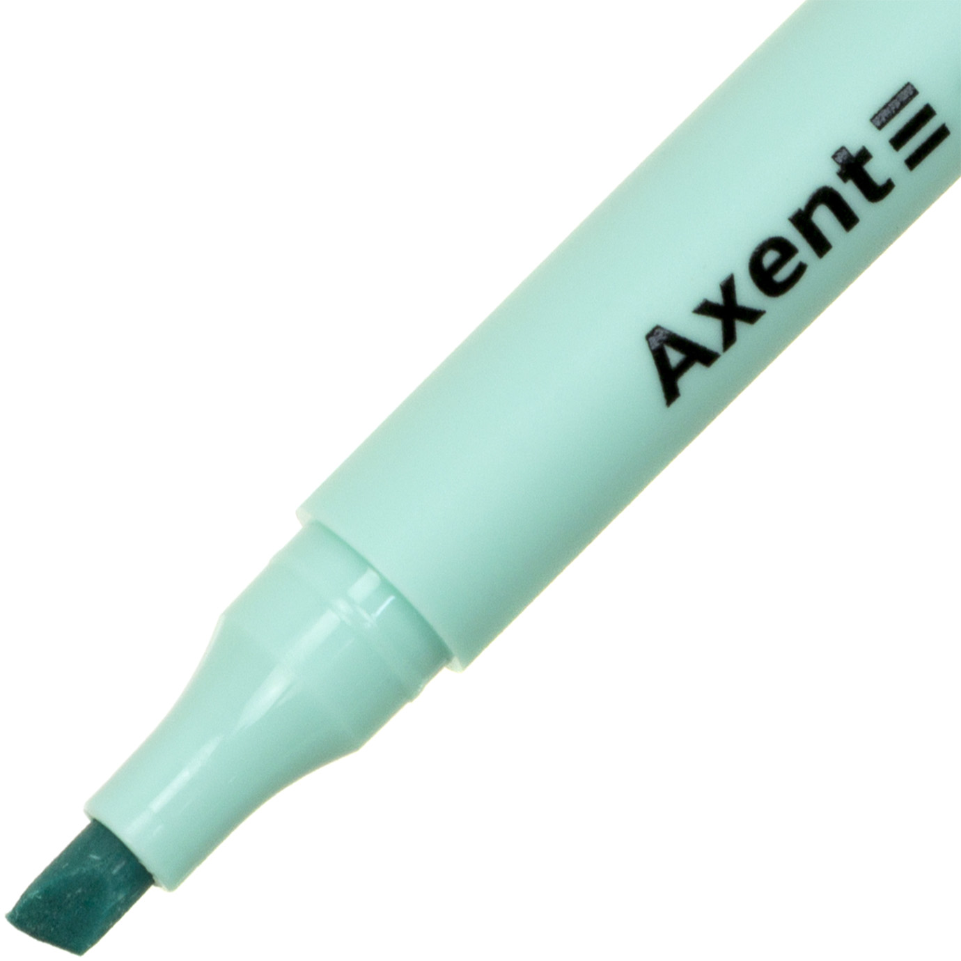 Текстмаркер "Axent" №2533-09-A клин. Highlighter Pastel 2-4мм бірюзовий(12)(144) — фото 4