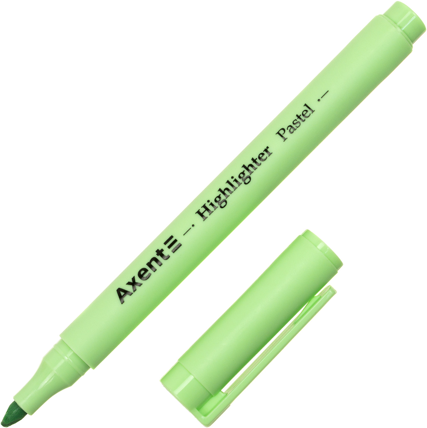 Текстмаркер "Axent" №2533-18-A клин. Highlighter Pastel 2-4мм м'ятний(12)(144) — фото 3
