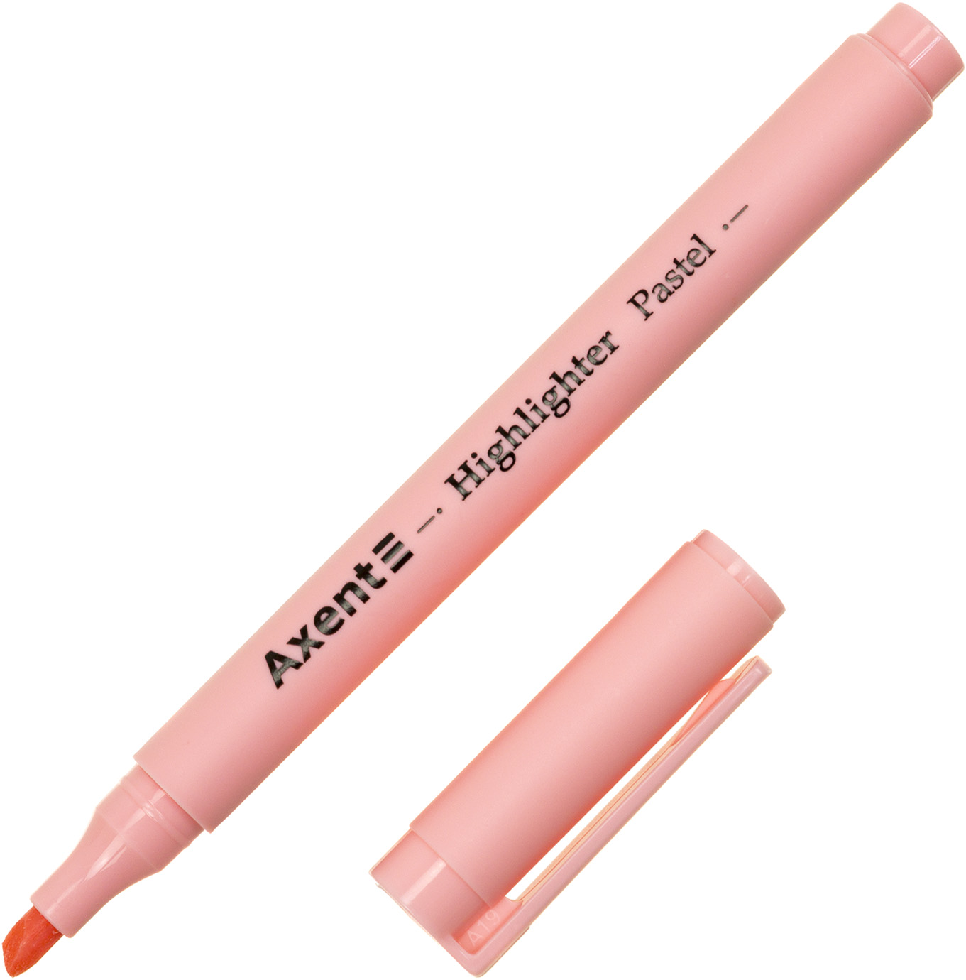 Текстмаркер "Axent" №2533-10-A клин. Highlighter Pastel 2-4мм рожевий(12)(144) — фото 3