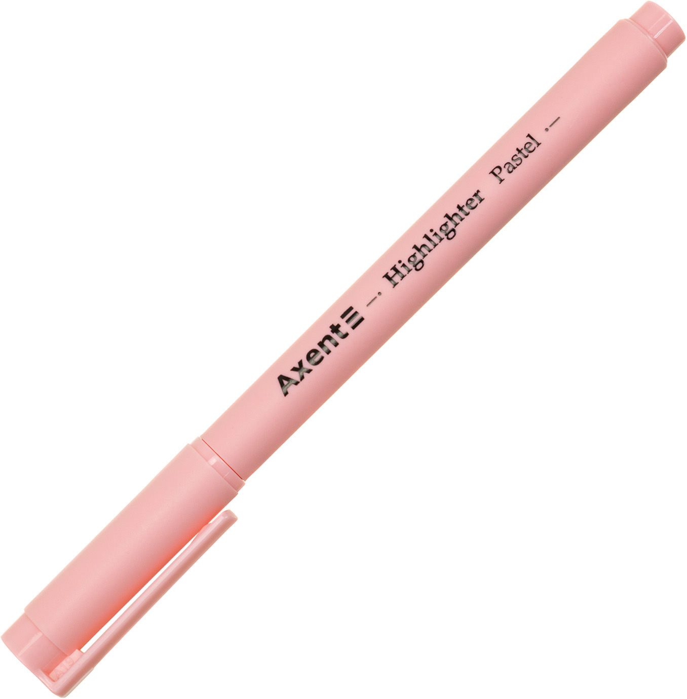 Текстмаркер "Axent" №2533-10-A клин. Highlighter Pastel 2-4мм рожевий(12)(144) — фото товару | Канцелярський Сад