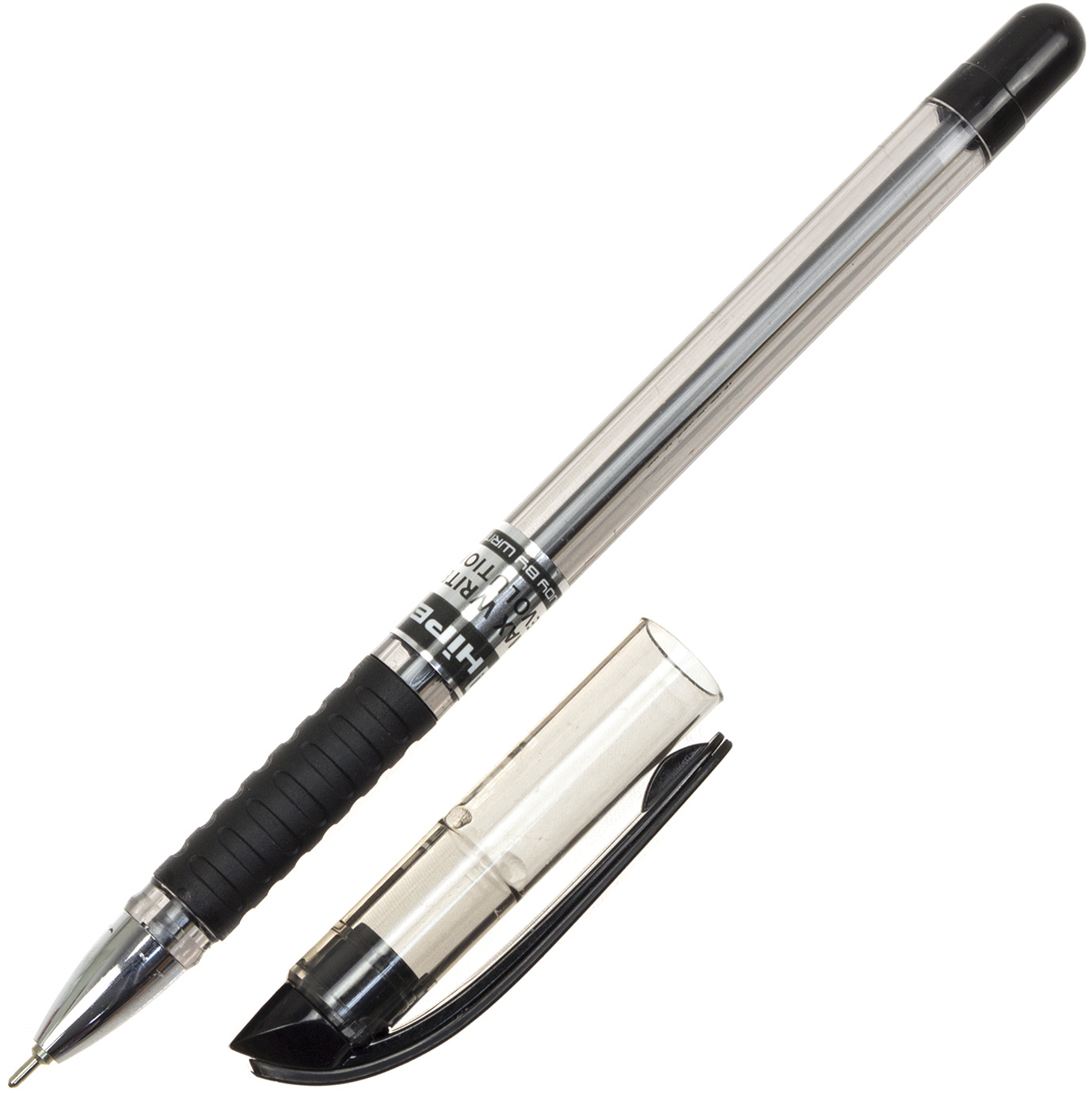Ручка кульк. масл. "Hiper" №HO-335-ES Max Writer Evolution 2500м 0,7мм чорна(10)(250) — фото 3