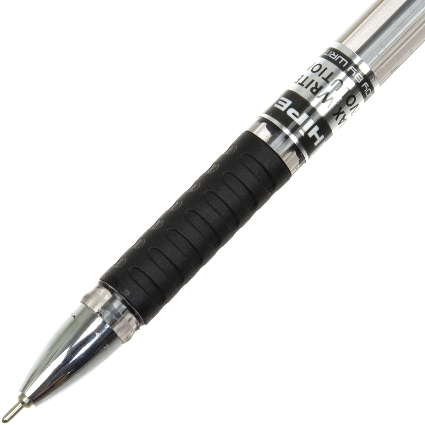 Ручка кульк. масл. "Hiper" №HO-335-ES Max Writer Evolution 2500м 0,7мм чорна(10)(250) — фото 4