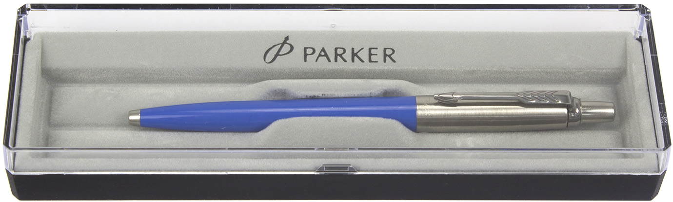 Ручка кульк. "Parker Jotter Plastic Blue" №15132 — фото 6