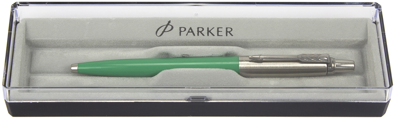 Ручка кульк. "Parker Jotter Plastic Green" №15232 — фото 6