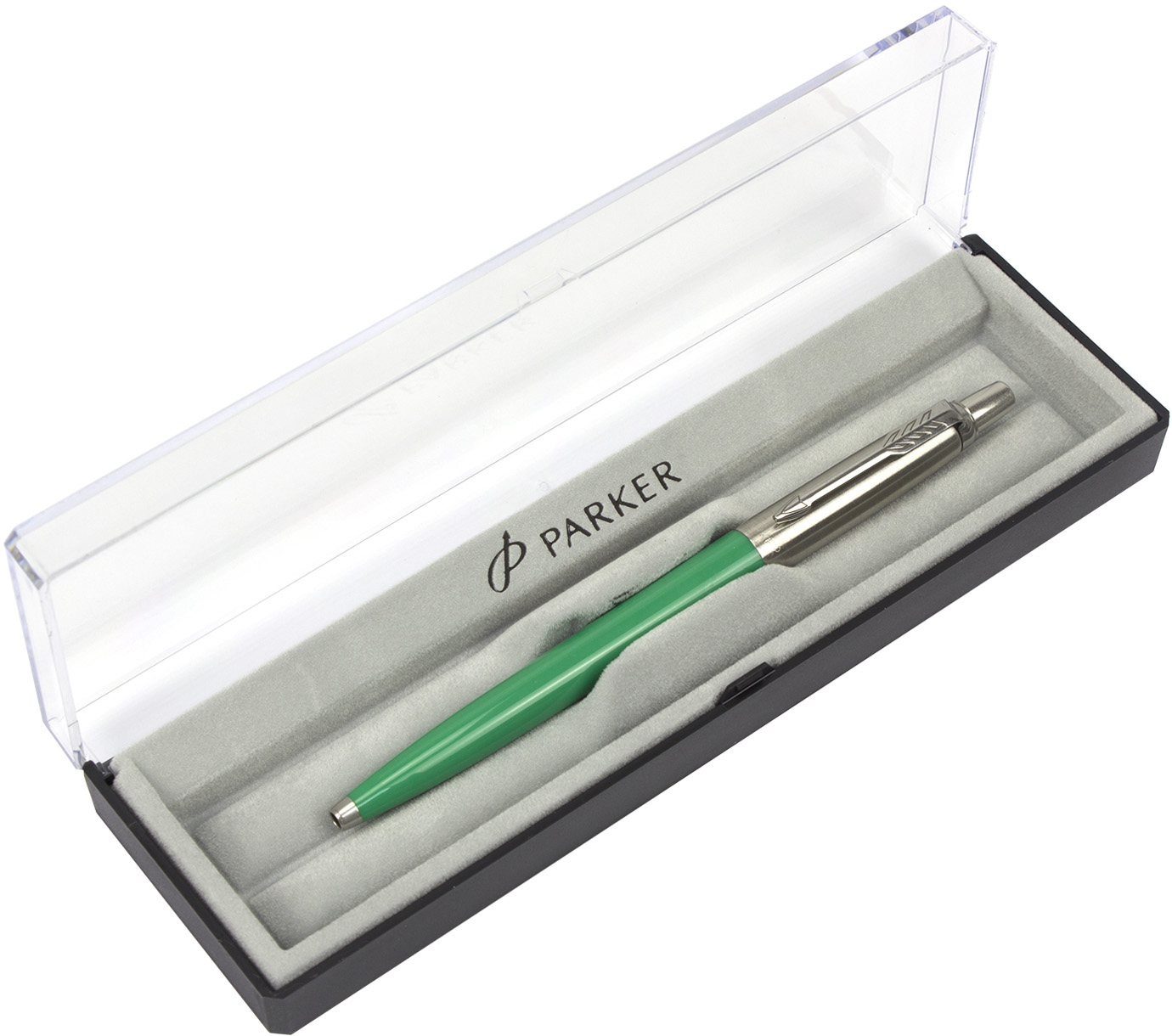 Ручка кульк. "Parker Jotter Plastic Green" №15232 — фото товару | Канцелярський Сад