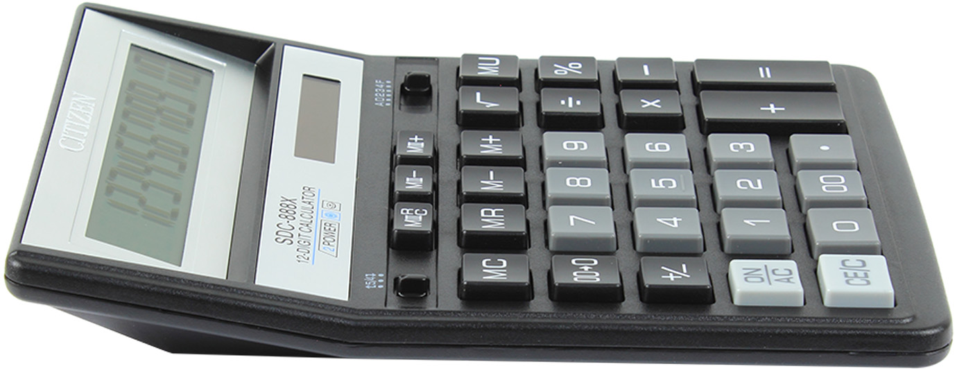 Калькулятор "Citizen" №SDC-888XBK чорн. (12-розряд.)(10)(40) — фото 3