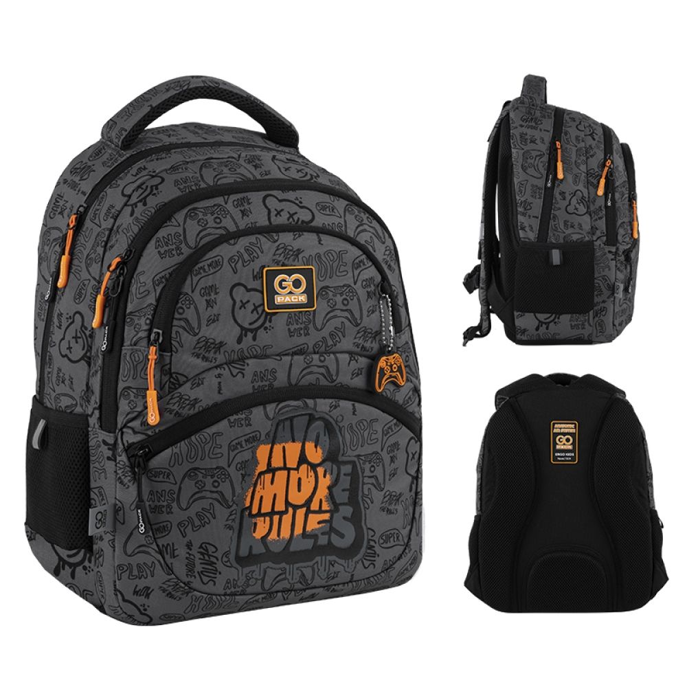 Рюкзак "GoPack" Education No More Rules 2від. 4карм. №GO25-175M-5 — купити | Канцелярський Сад