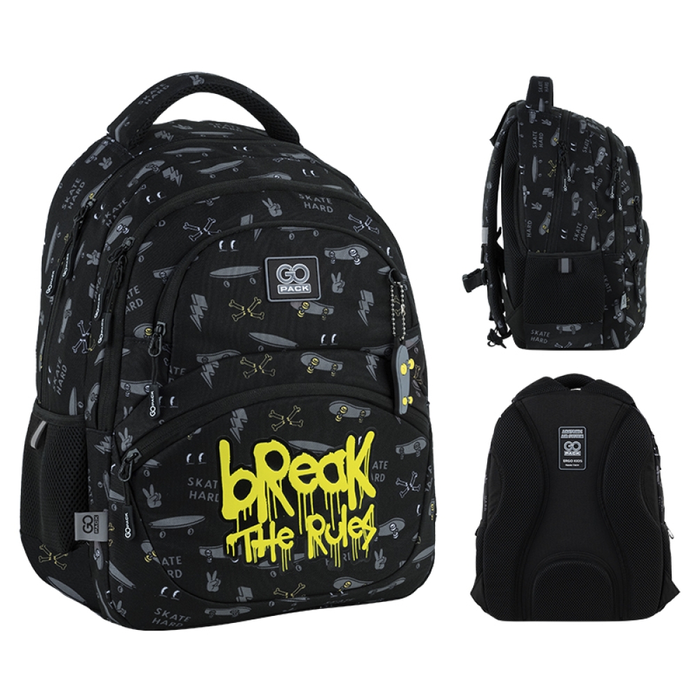 Рюкзак "GoPack" Education Break The Rules 2від. 4карм. №GO25-175M-6(10) — купити | Канцелярський Сад