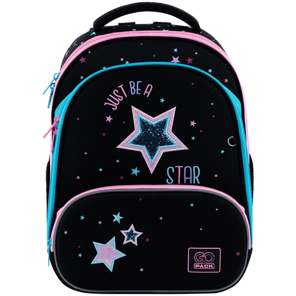 Рюкзак каркасний "GoPack" Education Be A Star 2від.,2карм. №GO25-597M-1 — фото 4