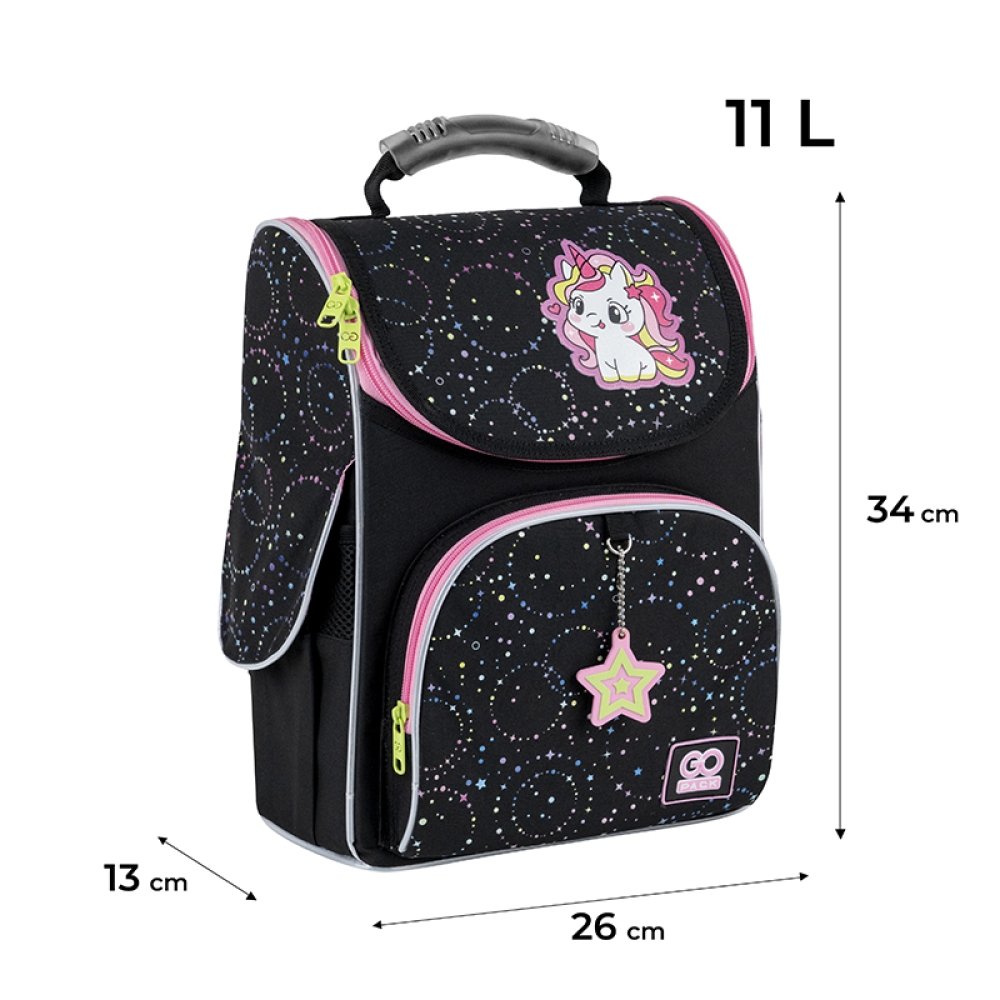 Рюкзак каркасний "GoPack" Education Magical Unicorn 2від.,2карм. №GO25-5001S-4 — фото 3