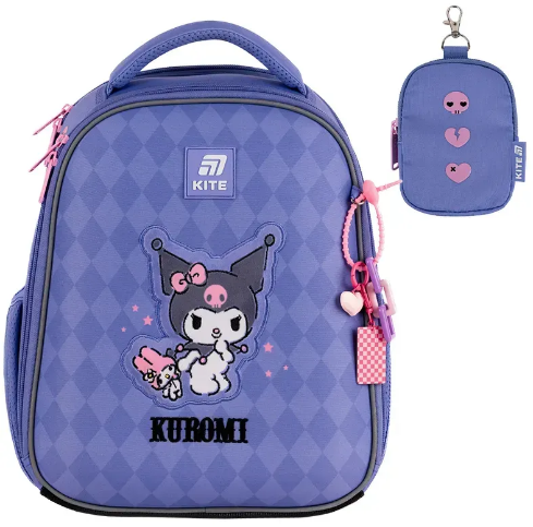 Рюкзак каркасний "Kite" Education Kuromi 2від.,2карм. №HK25-555S-2(4)(6) — фото 4